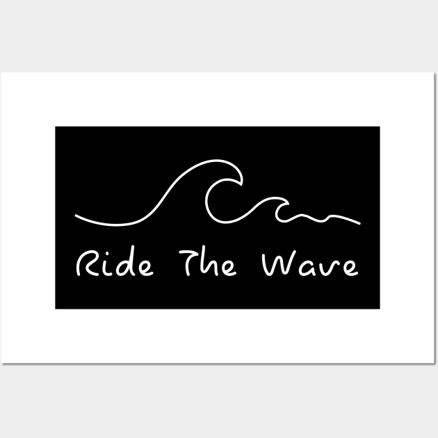 Ride the Wave Wall Art by SunsetSurf